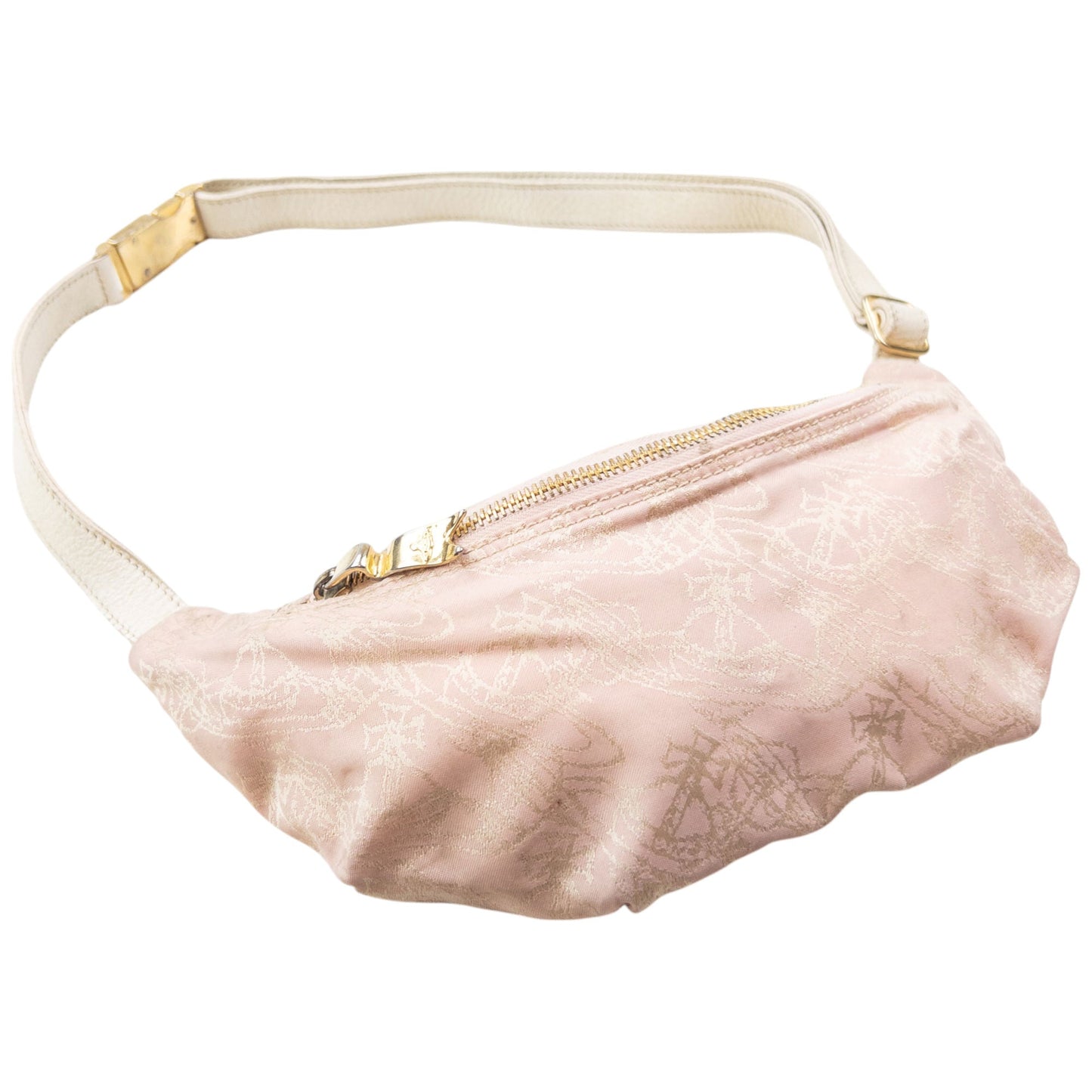 Vintage 90s Vivienne Westwood Orb Pattern Crossbody Bag | O/S, Pink