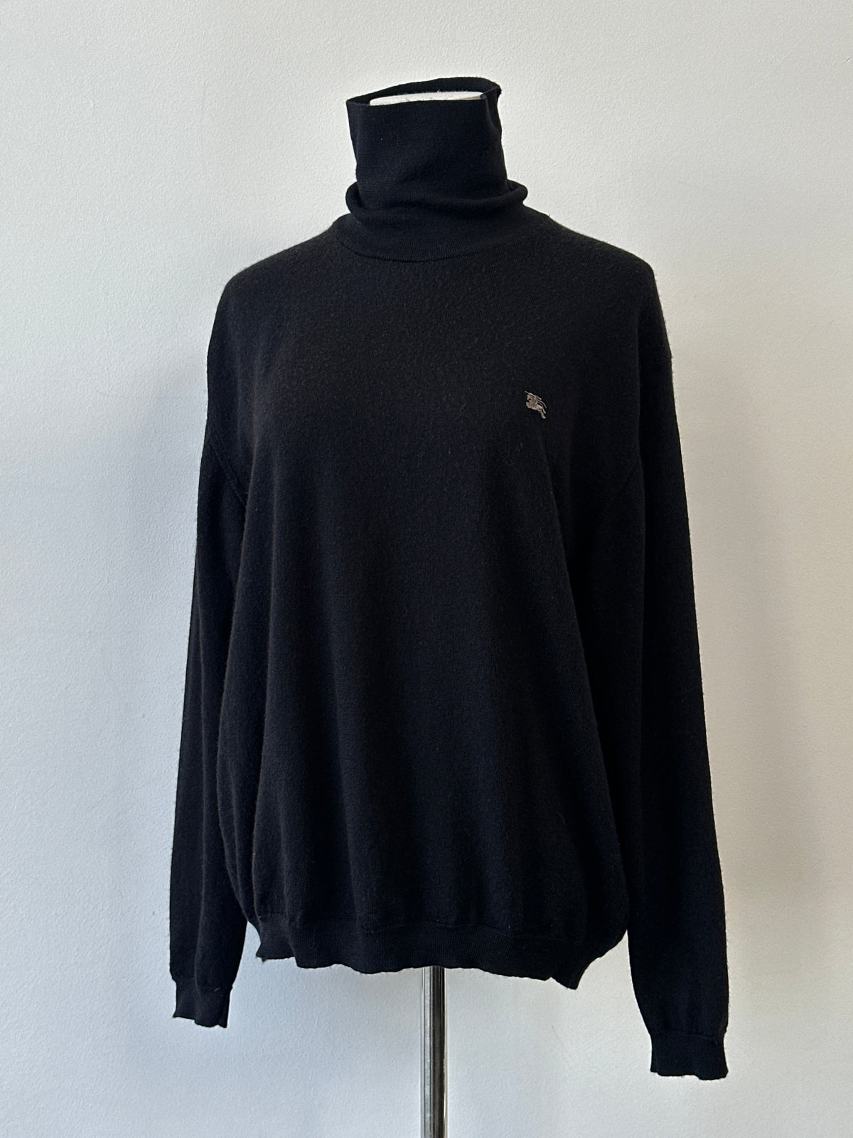 Burberry London 2000s Pure Merino Wool Roll Neck Jumper - M