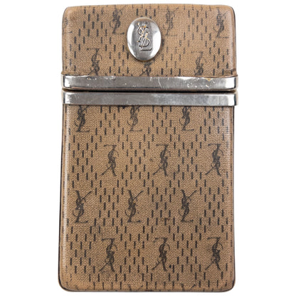 Vintage YSL Yves Saint Laurent Monogram Cigarette Carton Box