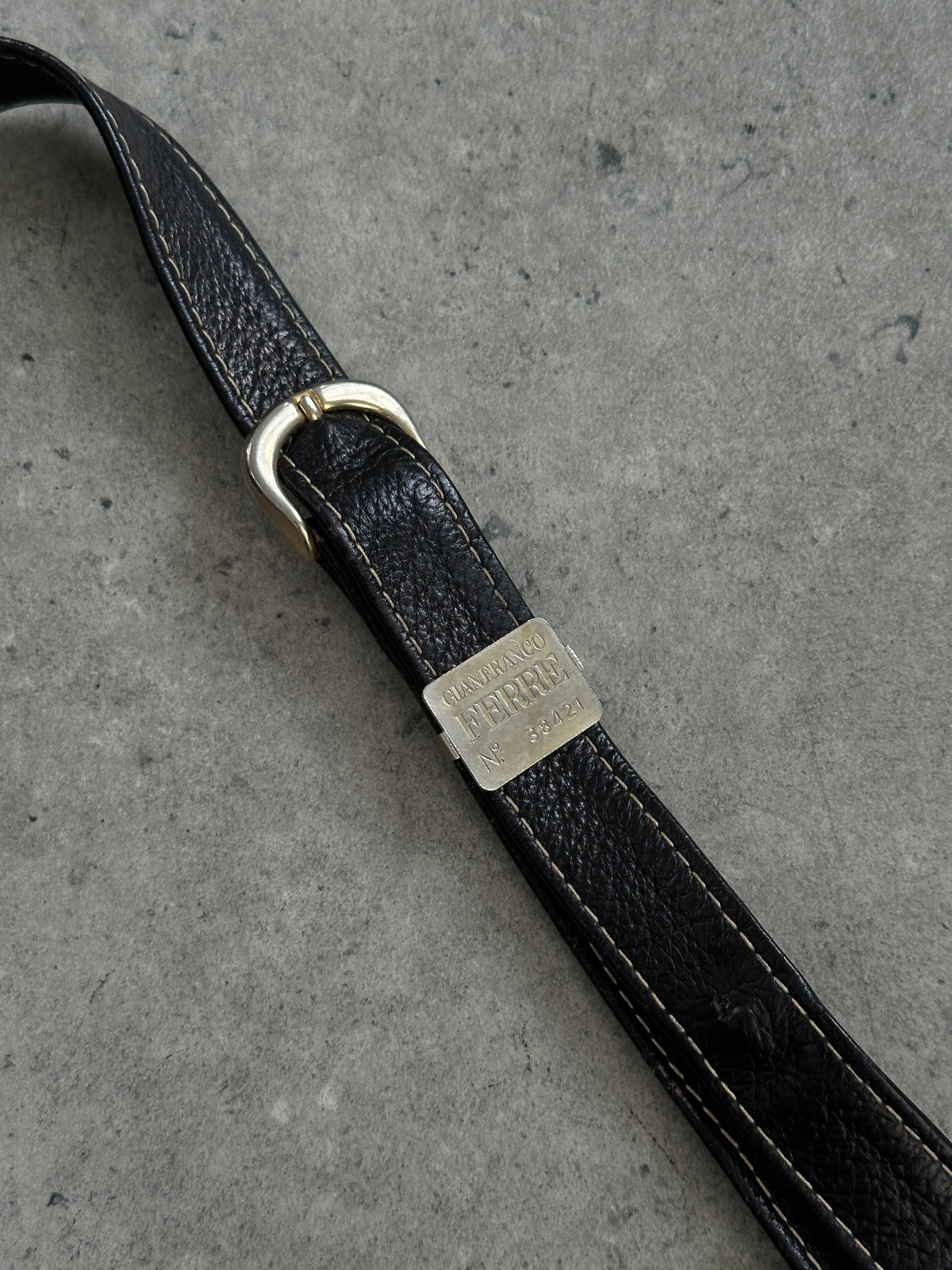 Gianfranco Ferre 1990s Leather Crossbody Bag
