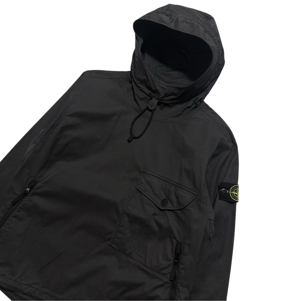 Stone Island Pullover Smock Jacket | Small, Black