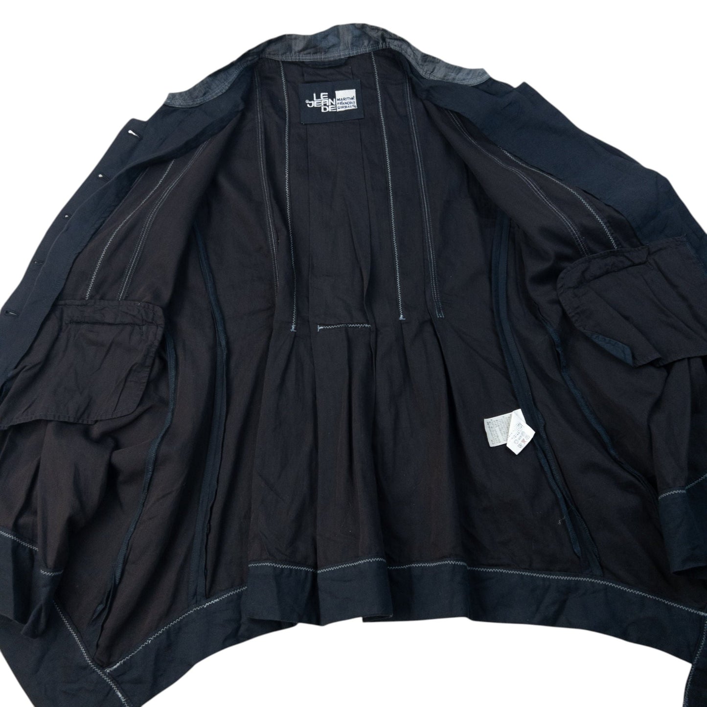 Vintage Marithe + Francois Girbaud Pleated Jacket Womens Size L | Large, Multicoloured