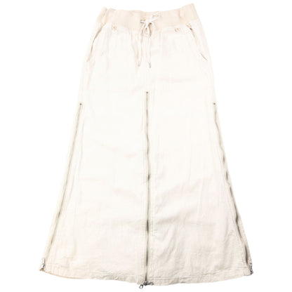 Vintage 2000s GOA Convertible Zip Gilet & Skirt Linen Set Womens Size S | Small, Cream