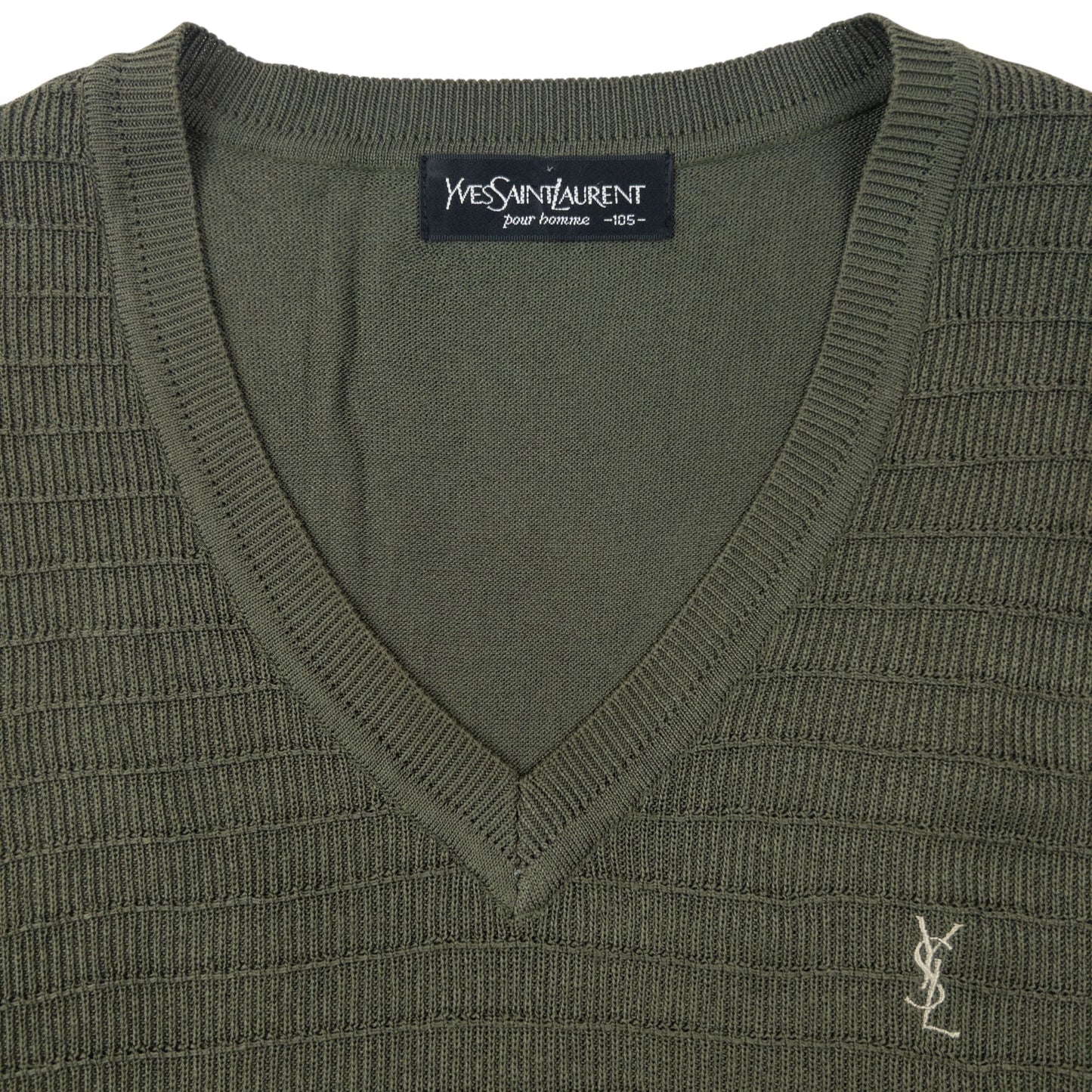 Vintage 90s YSL Yves Saint Laurent Sweater Vest Size XL | XL, Multicoloured