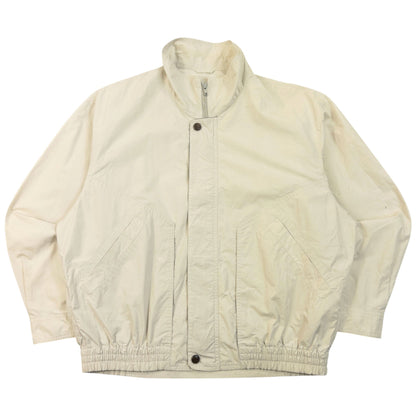 Vintage 90s Burberry Zip Up Jacket Size S | Small, White