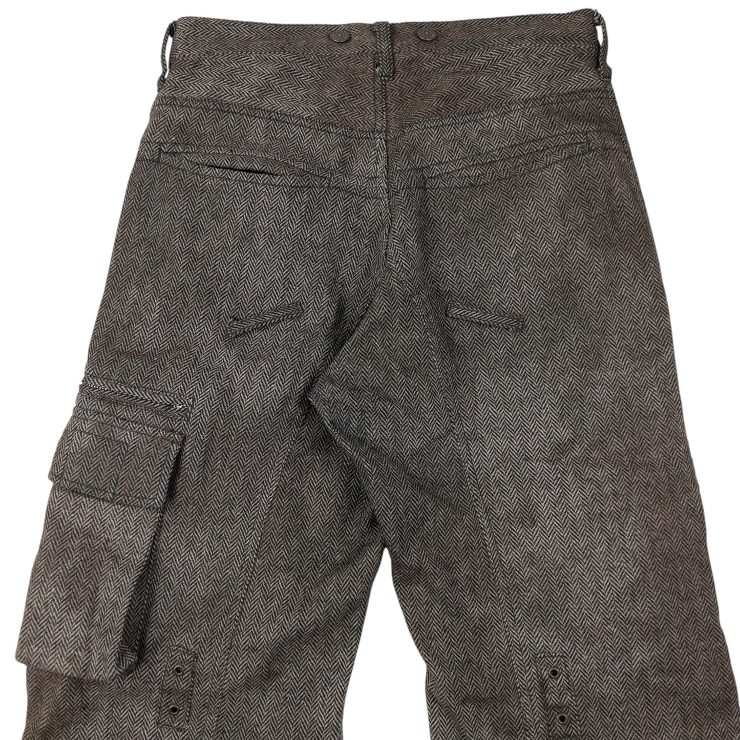 Vintage PPFM Wool Cargo Trousers Size W30