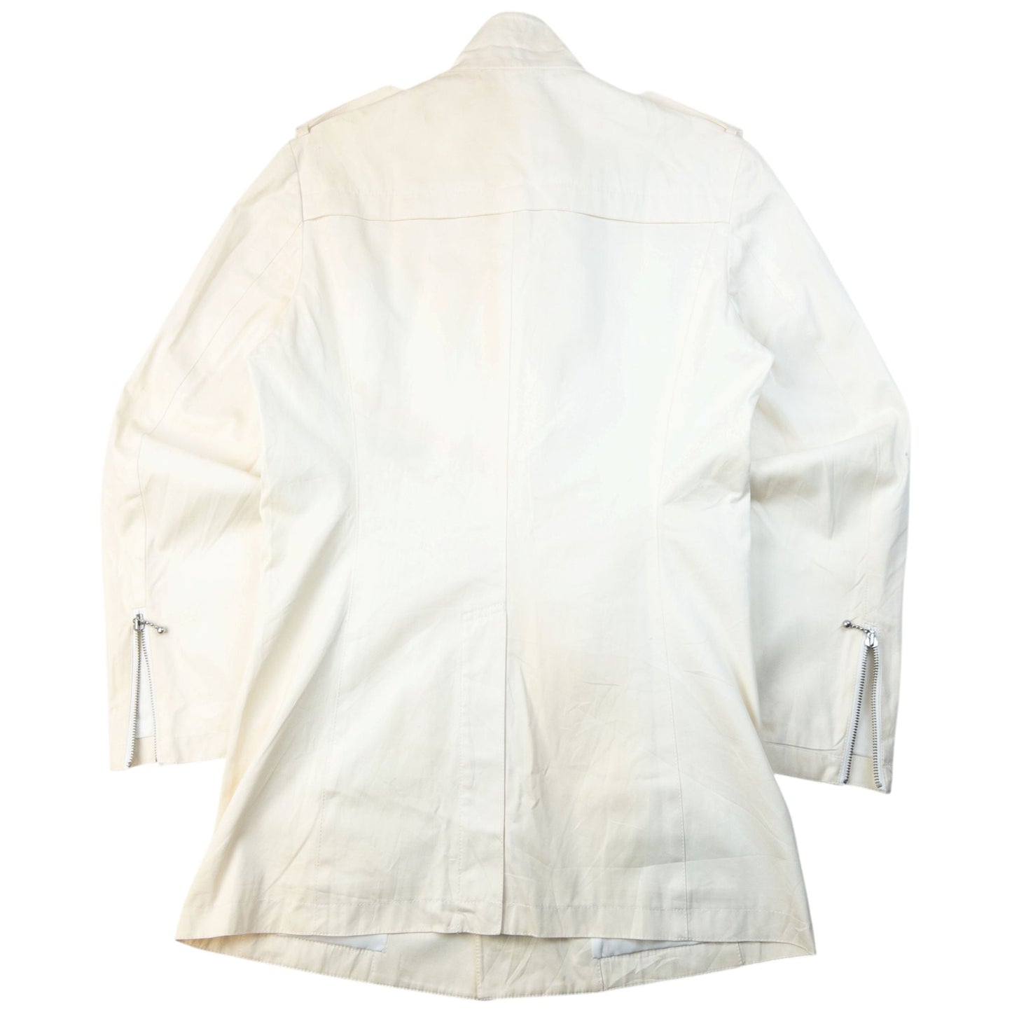 Vintage 90s Yohji Yamamoto A.A.R Button Up Jacket Size S | Small, Cream