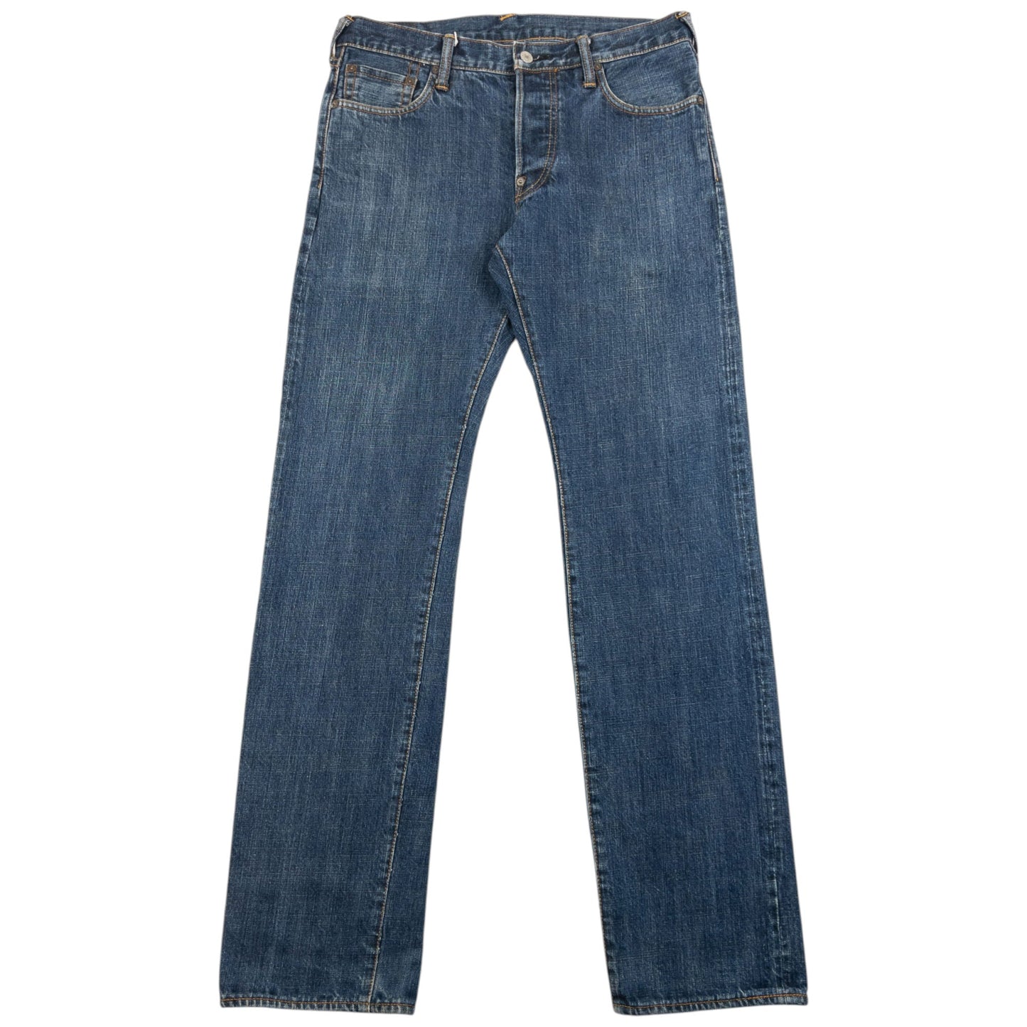 Vintage 2000s Evisu Embroidered Daicock Japanese Denim Jeans Size W32 | W32, Multicoloured
