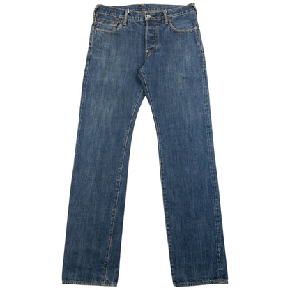 Vintage 2000s Evisu Embroidered Daicock Japanese Denim Jeans Size W32 | W32, Multicoloured