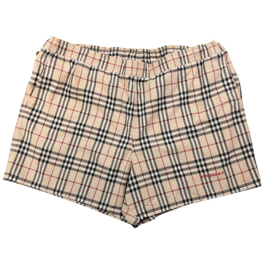 Vintage Burberry Nova Check Shorts Size XXL