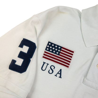Vintage Polo Ralph Lauren USA Polo Shirt Size L
