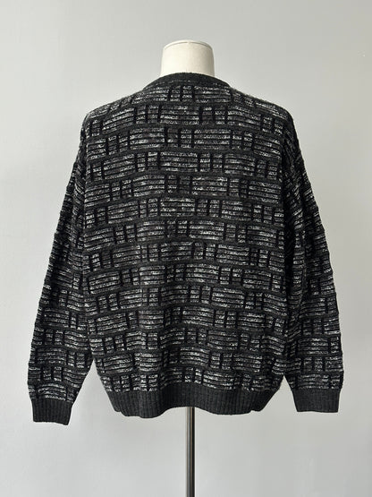 Italian Vintage 1990s Wool Chunky Knit Jumper - XL