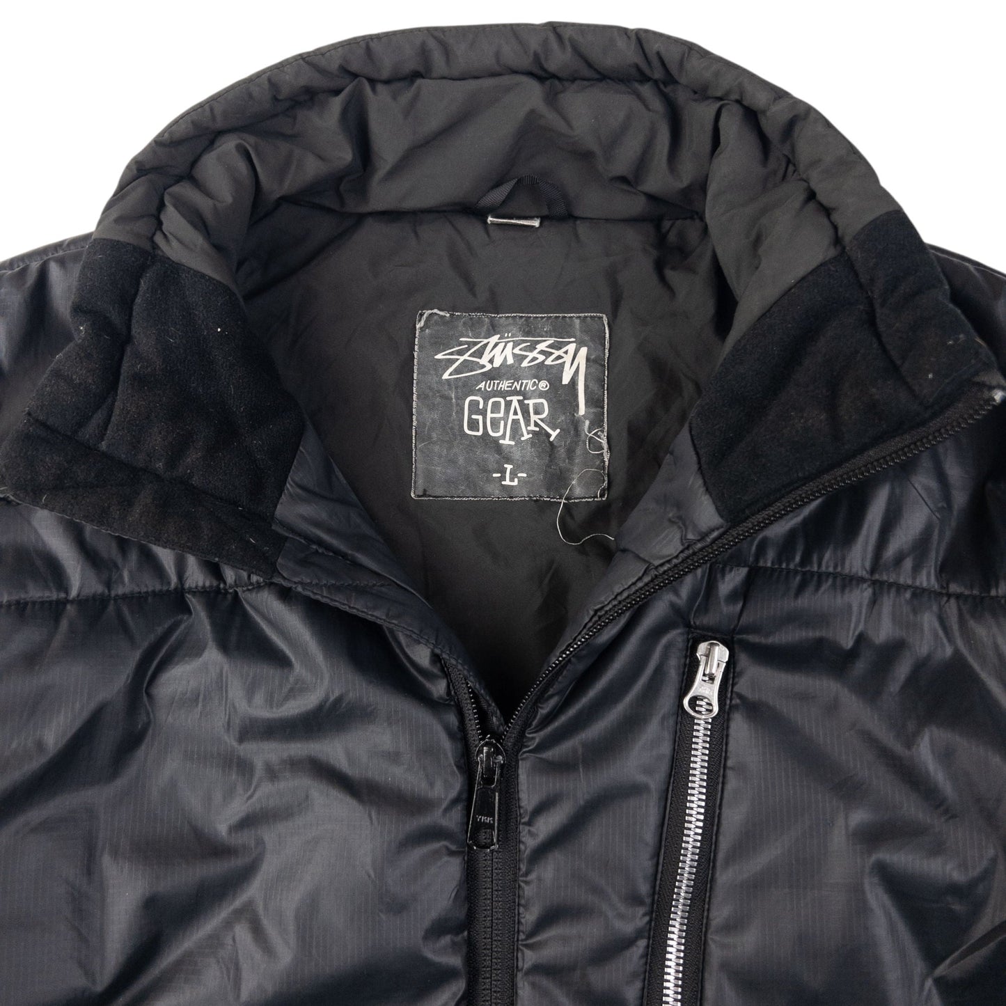 Vintage Stussy Thermolite Padded Zip Up Jacket Size L