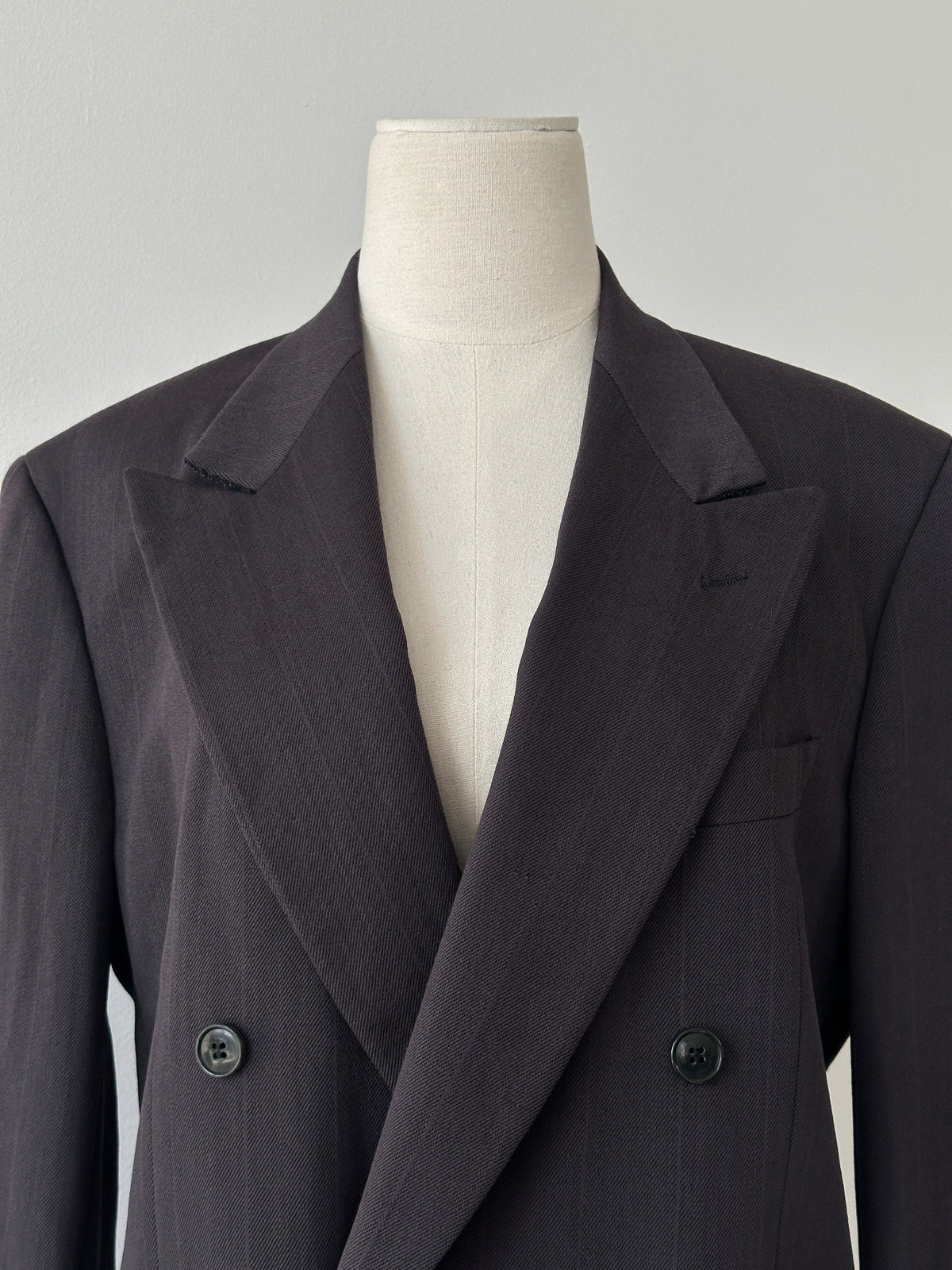 Christian Dior 1990s Pure Wool Double Breasted Blazer - M