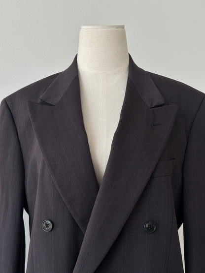 Christian Dior 1990s Pure Wool Double Breasted Blazer - M