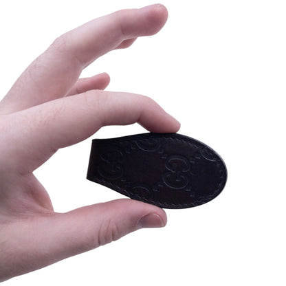 Vintage Gucci Embossed Monogram Magnetic Money Clip