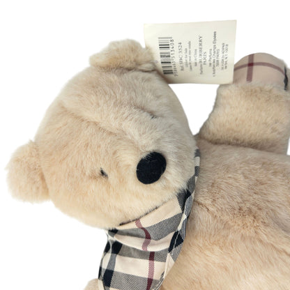 Vintage 2000s Burberry Nova Check Teddy Bear | O/S, Beige