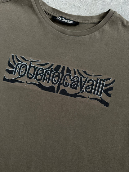 Roberto Cavalli 2000s Pure Cotton Logo Top - M