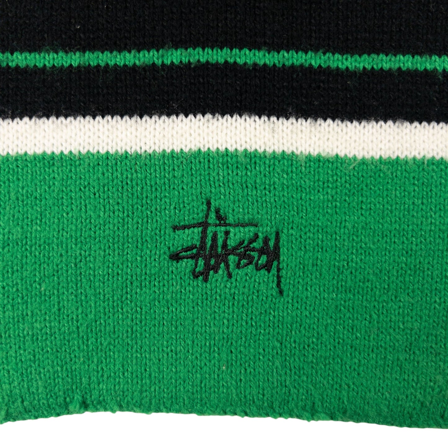 Vintage Stussy Embroidered Scarf