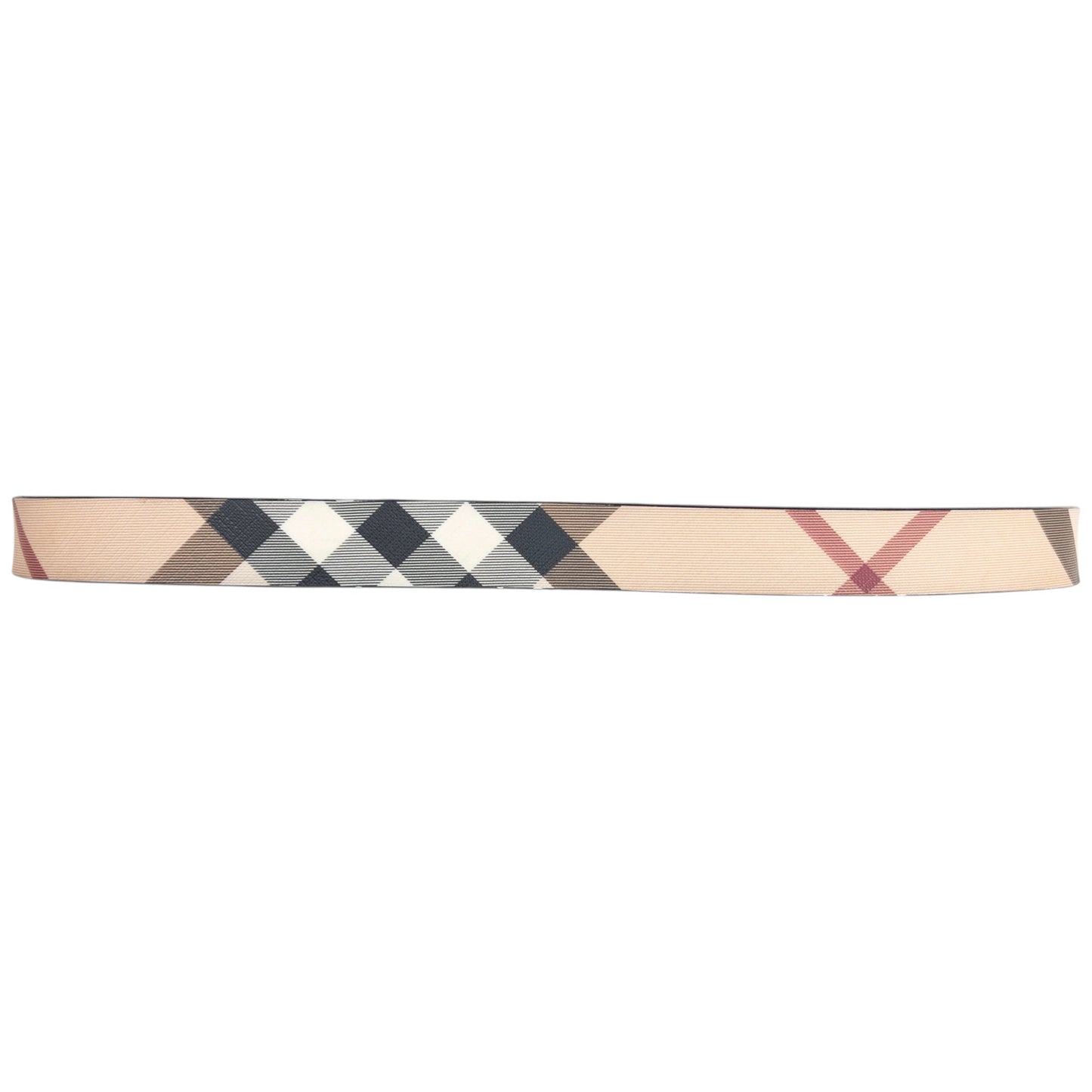 Vintage 2000s Burberry Nova Check Belt Size W38 | O/S, Beige