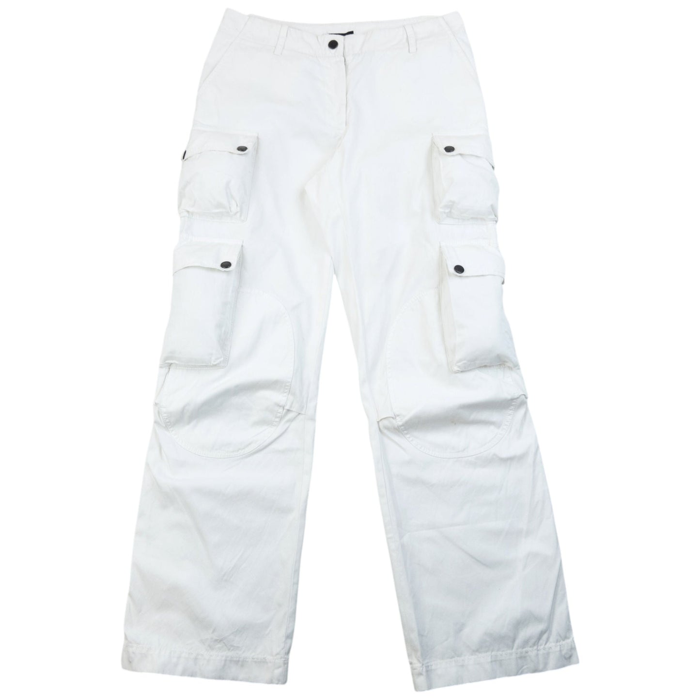Vintage 2000s Burberry Cargo Trousers Size W28 | W28, White
