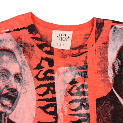 Vintage Martin Luther King All Over Print T Shirt Size XXL