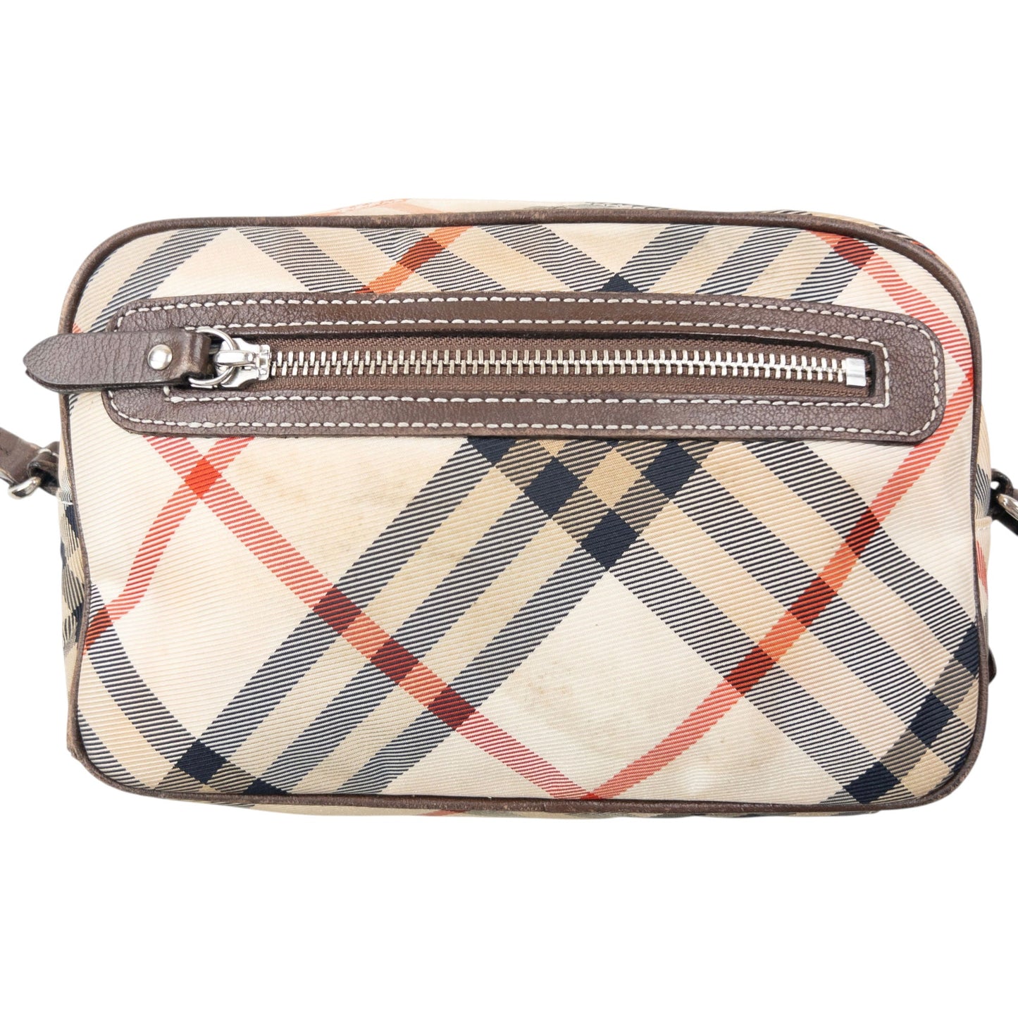 Vintage 2000s Burberry Blue Label Nova Check Crossbody Bag | O/S, Blue