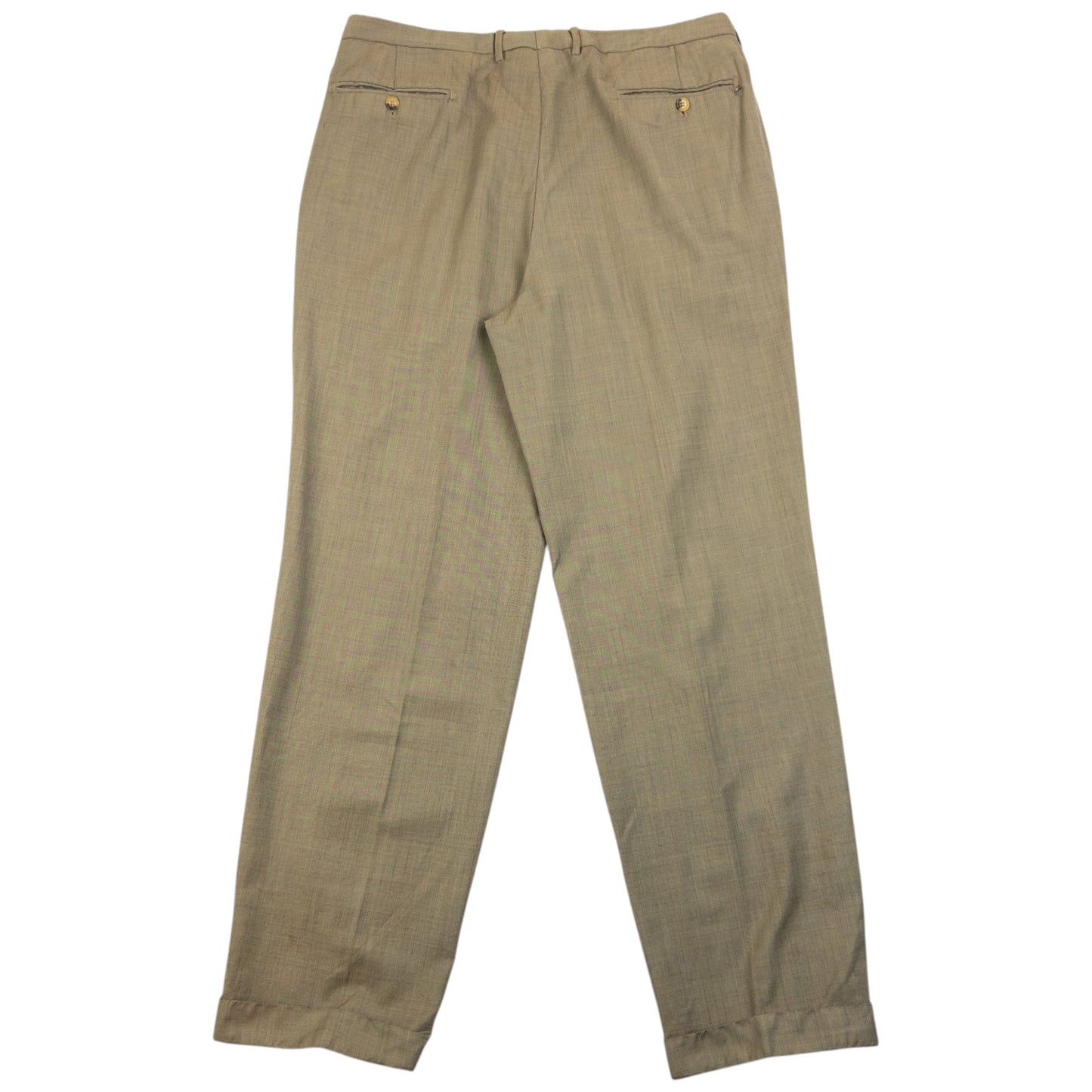 Vintage 90s Gucci Jacket & Trousers Suit Set Size XL | XL, Beige