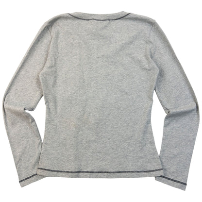 Vintage 2000s Dolce & Gabbana Embroidered Long Sleeve T Shirt Womens Size S | Small, Multicoloured