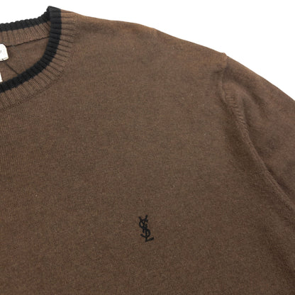Vintage 2000s YSL Yves Saint Laurent Cashmere Jumper Size M | Medium, Multicoloured