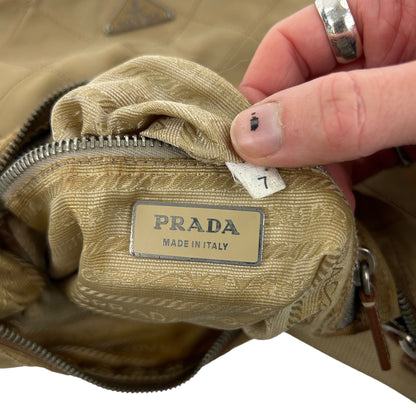 Vintage Prada Quilted Nylon Shoulder Bag