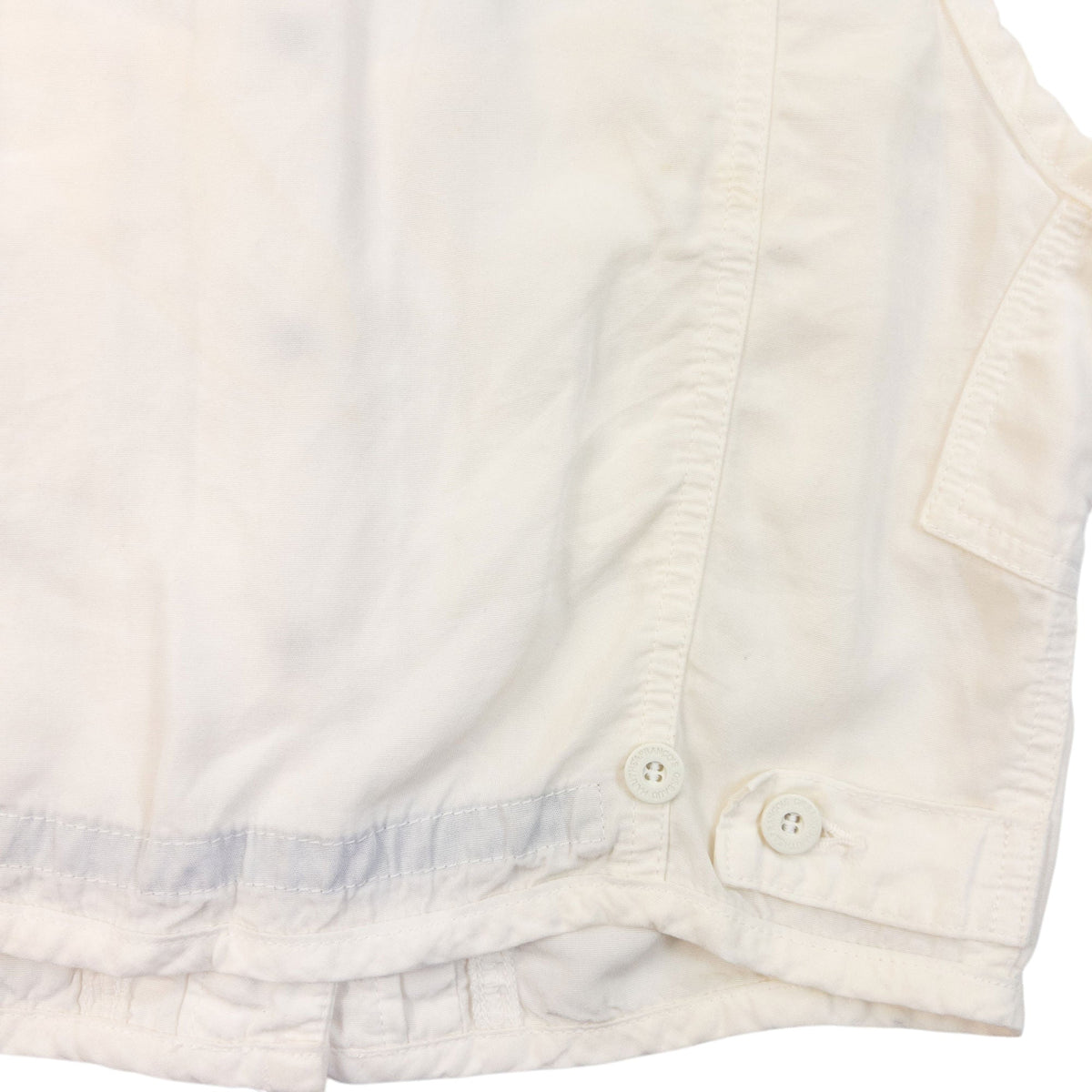 Vintage 2000s Marithe + Francois Girbaud Button Up Vest Womens Size S | Small, Cream