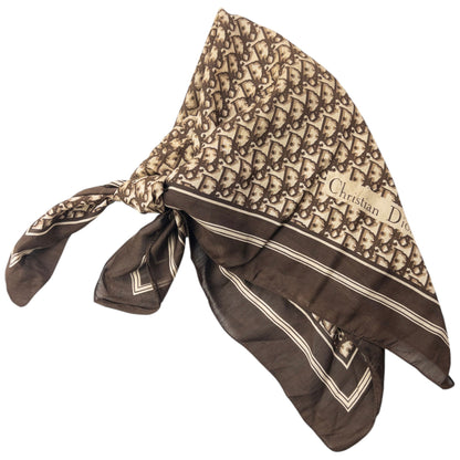 Vintage 90s Dior Monogram Pixel Scarf