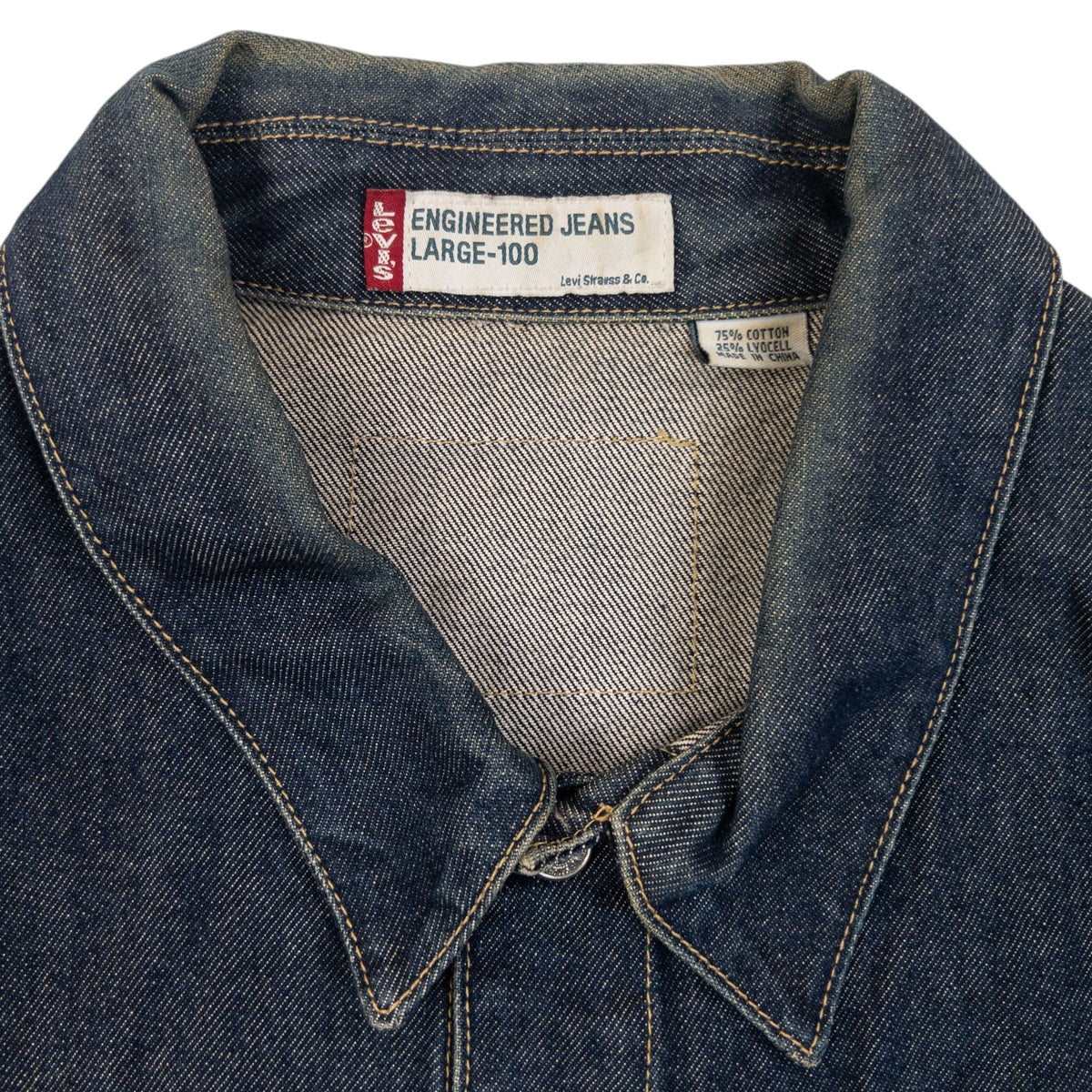 Vintage 2000s Levi's Engineered Garments Denim Jacket Size S | Small, Multicoloured
