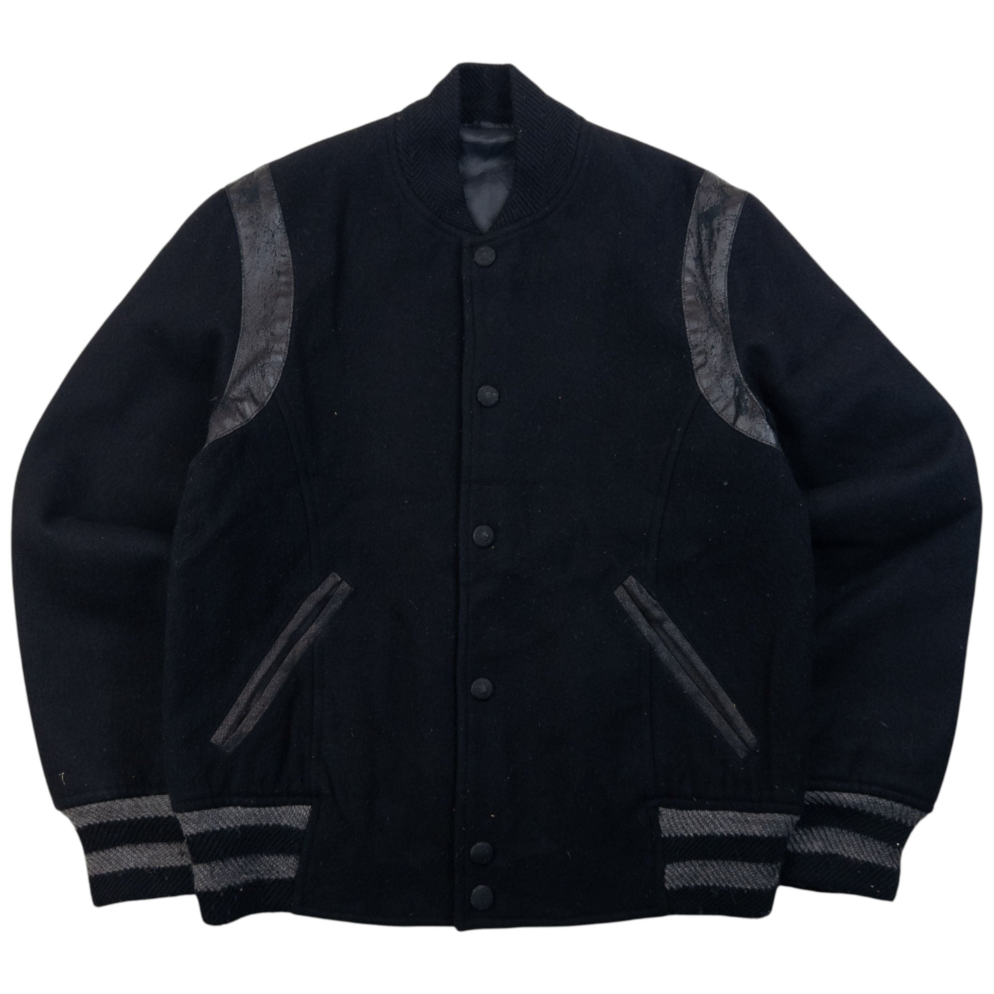 ジャケット・アウター 00s Archive PPFM wool varsity jacket Vintage 2000s PPFM Wool Varsity Bomber Jacket Size S | Small