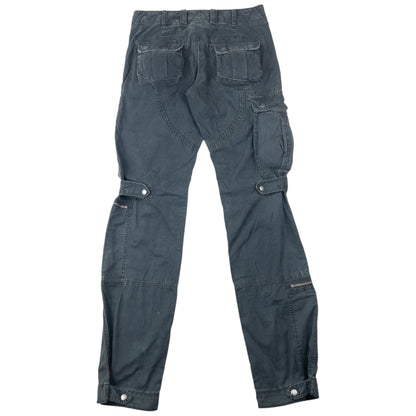 Vintage 2000s Ralph Lauren Cargo Trousers Size W31 | W31, Black