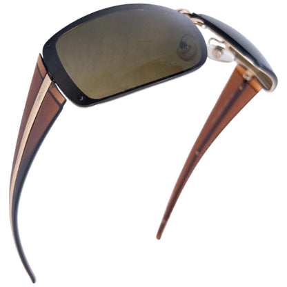 Vintage 2000s Chanel Sunglasses | O/S, Black, Brown, Gold