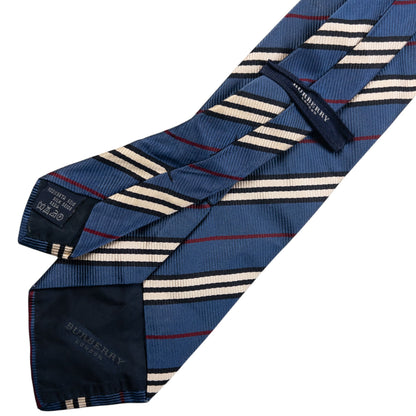 Vintage Burberry Nova Stripe Silk Tie