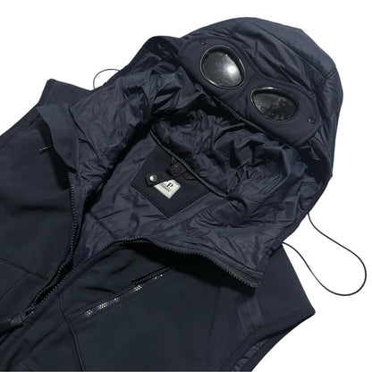 CP Company Goggle Down Gilet | XL, Navy