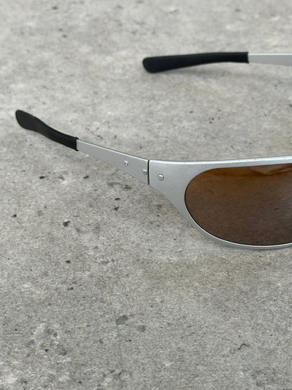 Vintage 2000s Wraparound Shield Sunglasses
