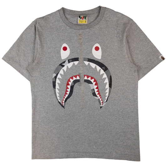 Vintage Bape Shark Graphic T Shirt Size S