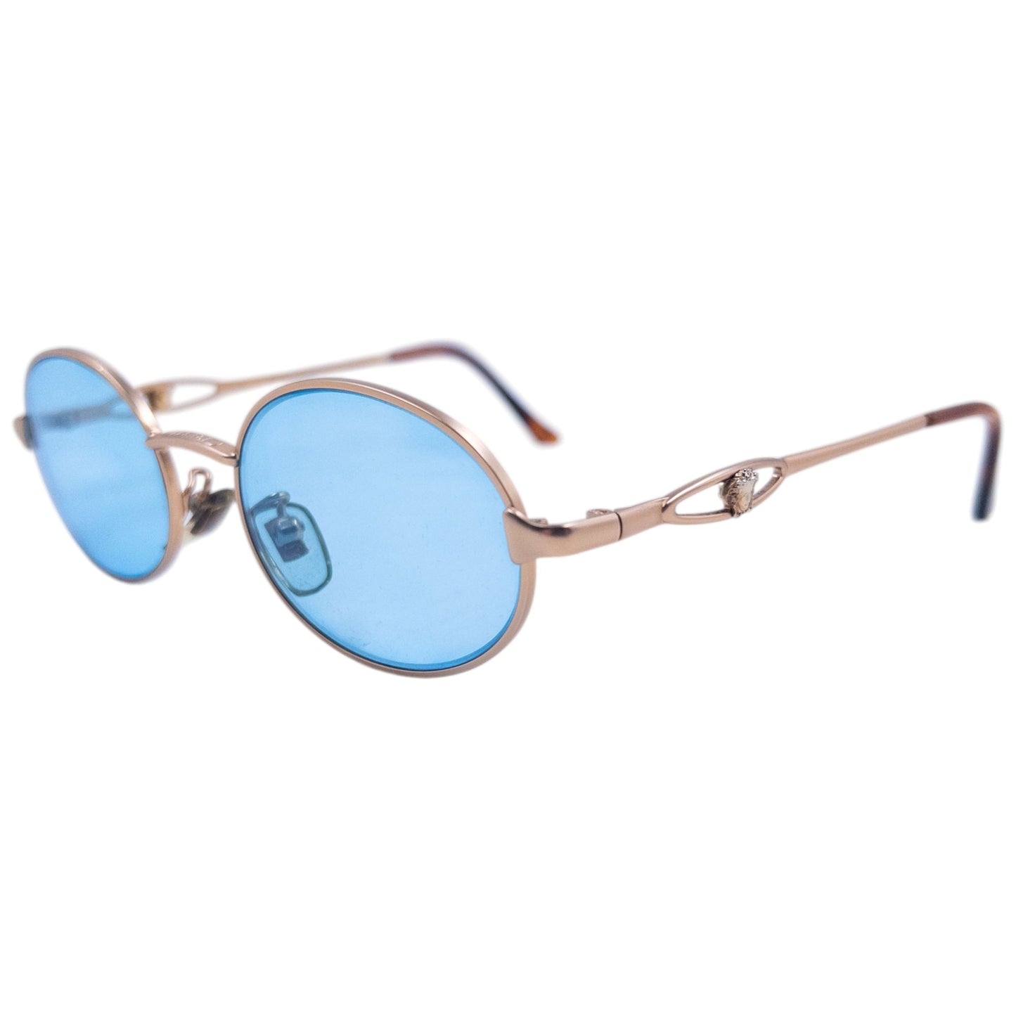 Vintage 90s Gianni Versace Sunglasses | O/S, Blue