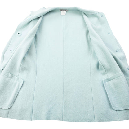 Vintage 90s Issey Miyake Button Up Jacket Womens Size M | Medium, Blue