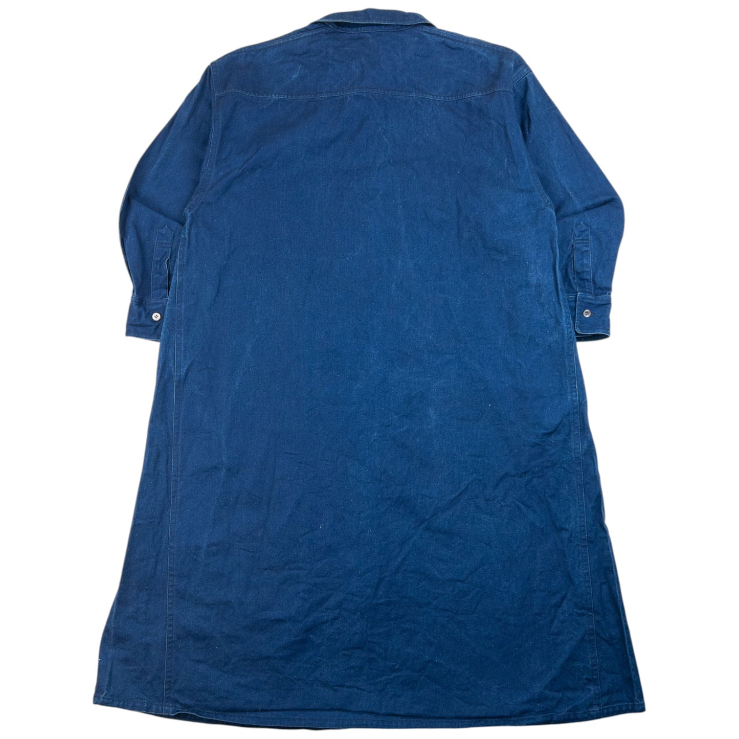 Vintage Comme Des Garçons Denim Shirt Dress Womens Size XL | XL, Blue