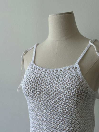 Vintage 2000s Crotchet Vest Top - S