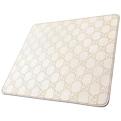 Vintage 2000s Gucci Monogram Leather Mouse Pad