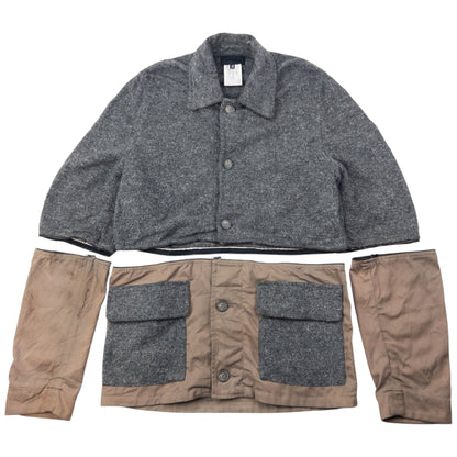 Vintage 90s Dolce & Gabbana Detachable Wool Jacket Size M