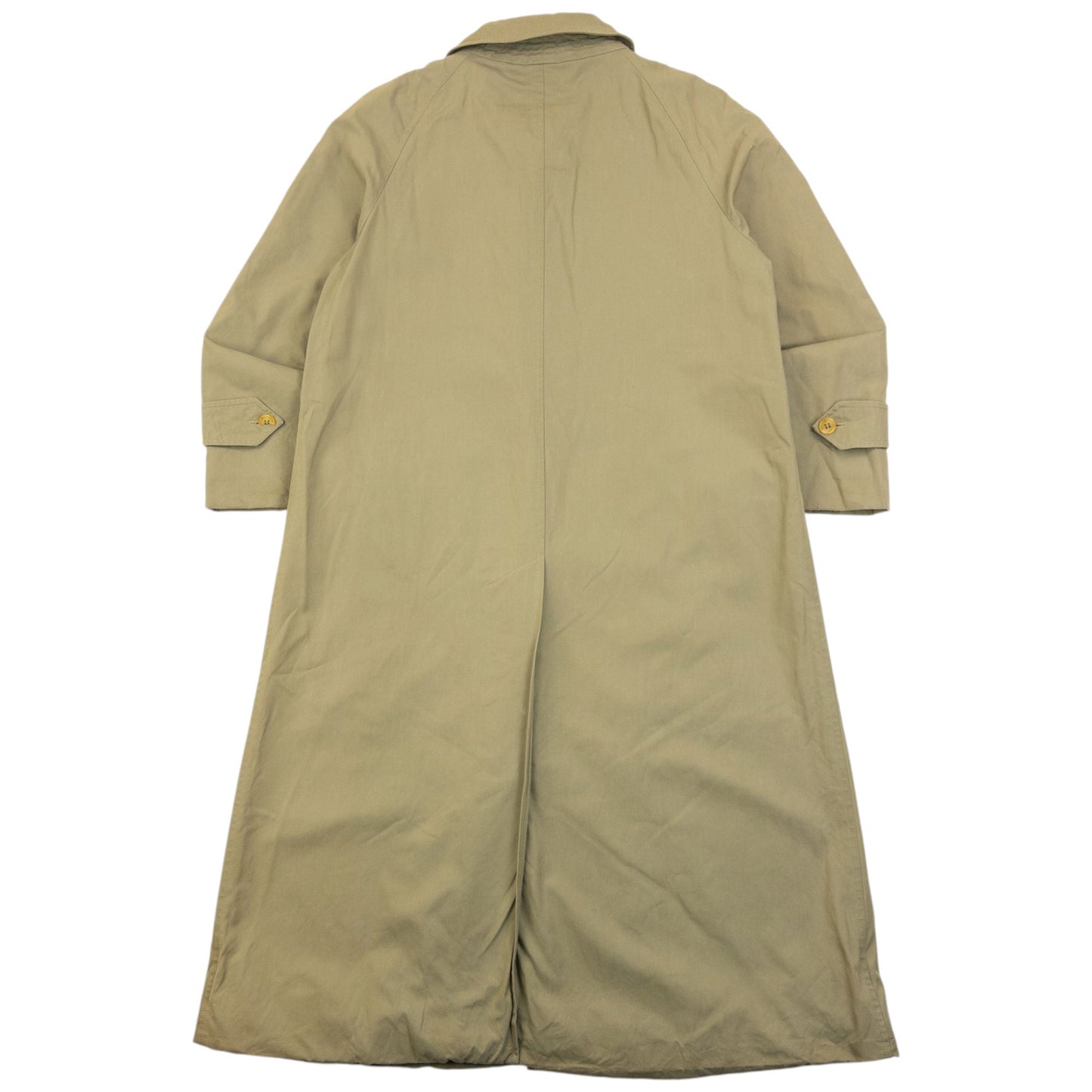 Vintage 90s Burberry Nova Check Lined Trench Jacket Womens Size S | Small, Beige