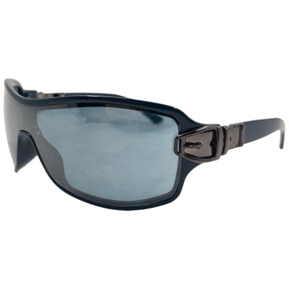 Vintage 2000s Gucci Buckle Sunglasses | O/S, Navy