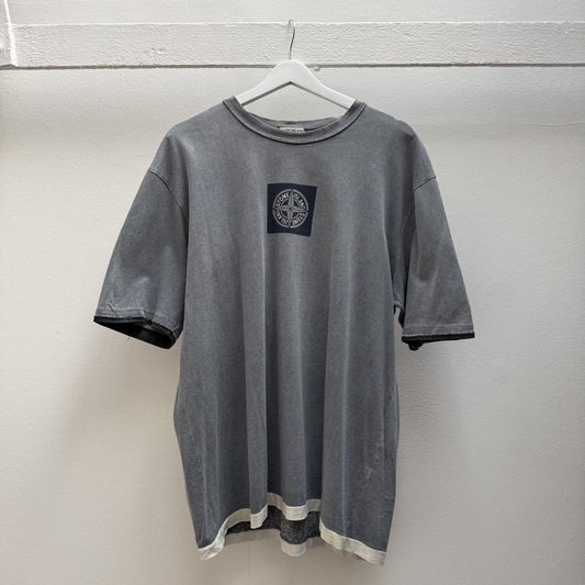 Stone Island 00s Logo T-shirt (XL) | Extra Large, Blue